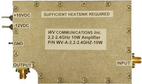 2.2–2.4 GHz 10 W Amplifier